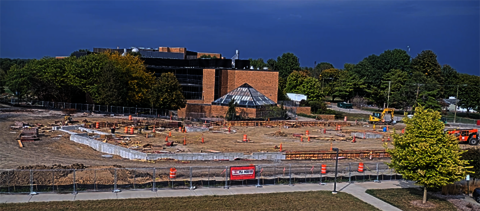 Library Commons construction site