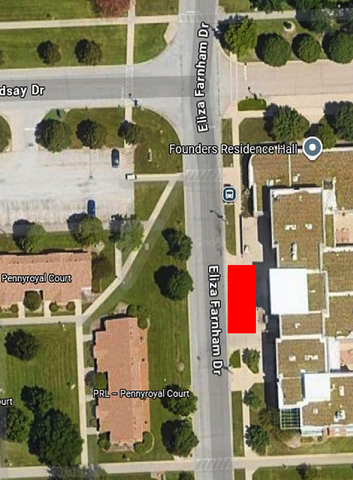Location for crane on 10/21