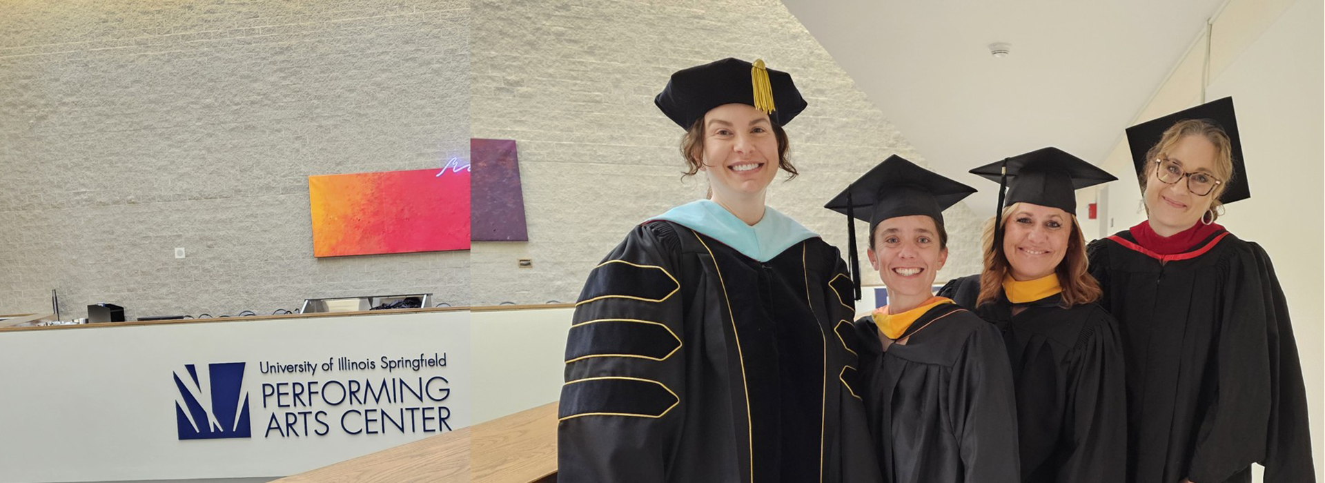 MLS Staff in academic regalia