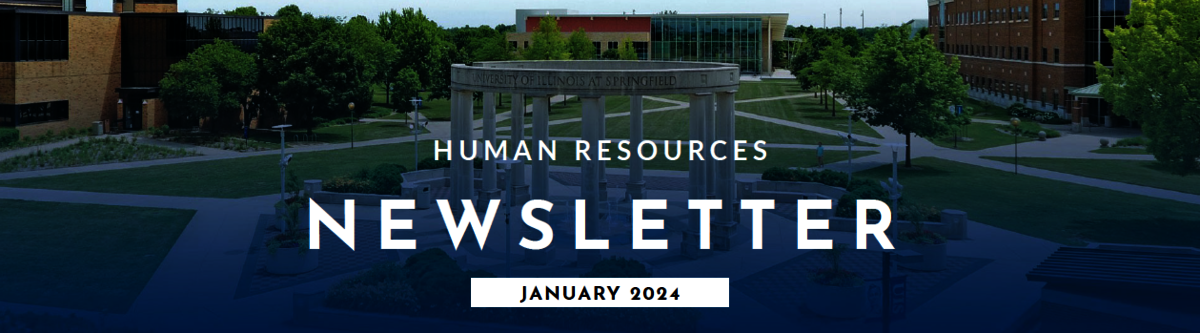 Human Resources - January 2024 Newsletter Header
