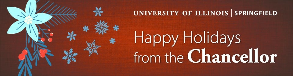 Happy Holidays from Chancellor Gooch