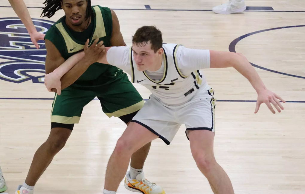 Jack Weber playing basketball