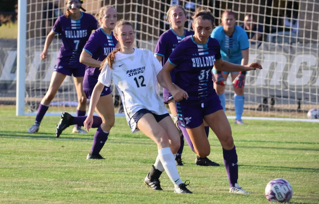 Dani Auble playing soccer