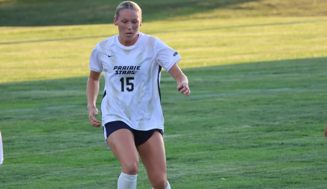 Katelynn Ward playing soccer