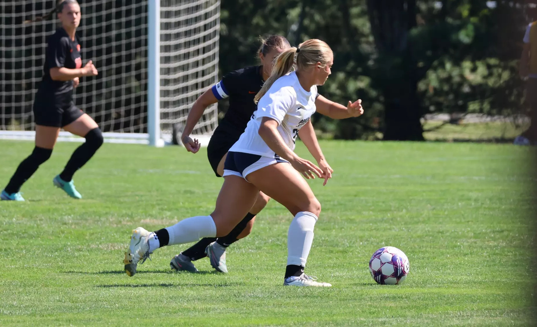 Emily Tully playing soccer