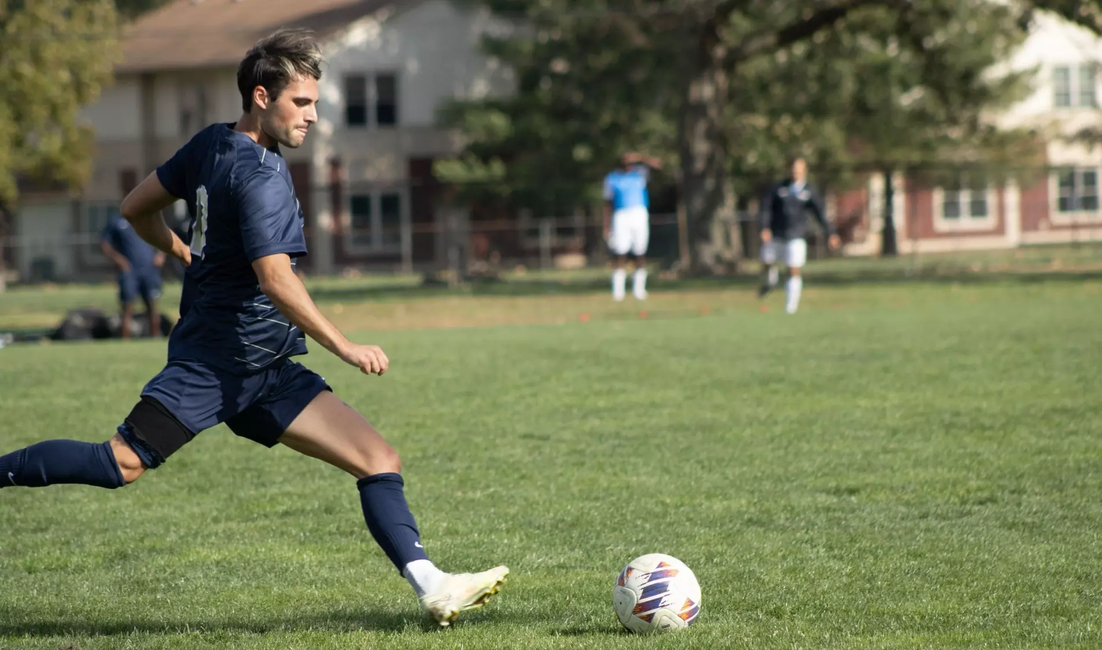 Sergio Crescenzi playing soccer