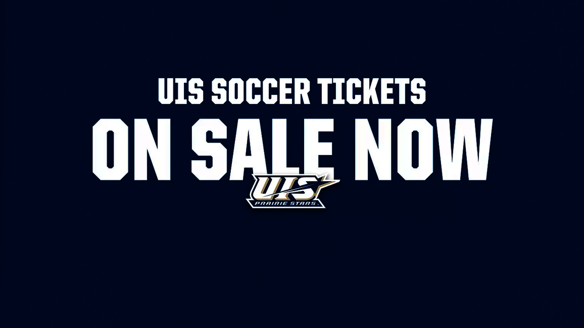 UIS Soccer Tickets on Sale Now. UIS Athletics logo