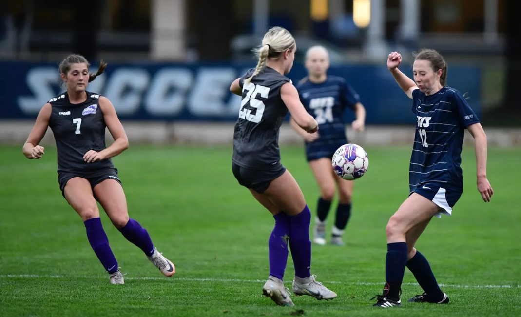 Dani Auble playing soccer