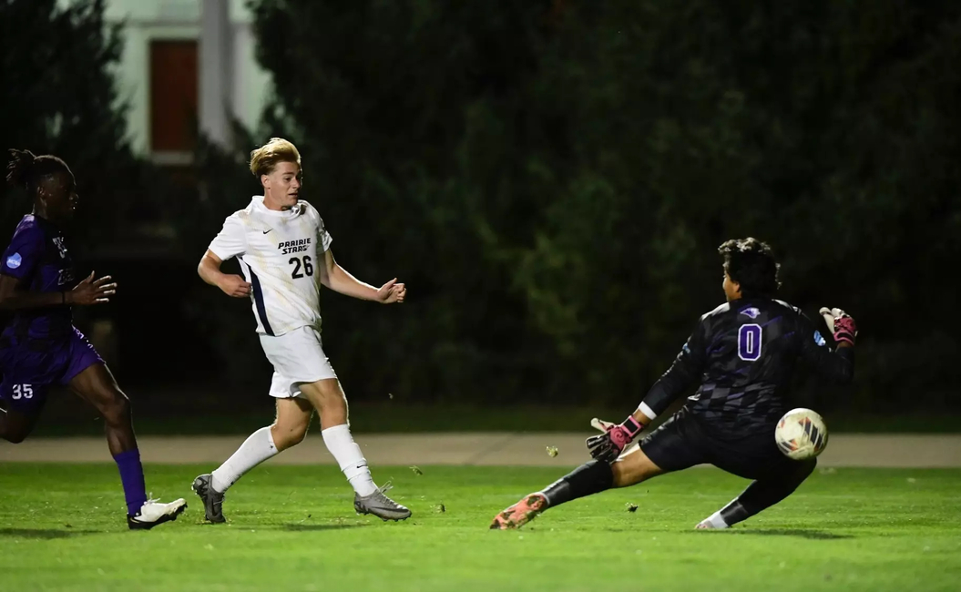 Joey Fitzgerald scores past the goalkeeper