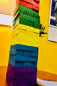 Rainbow Jenga