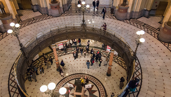 Illinois State Capitol foyer