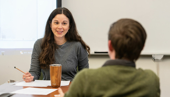 student and professor