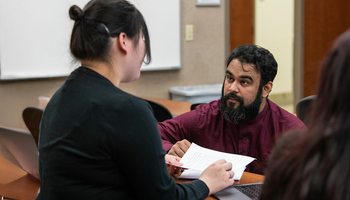 student and professor