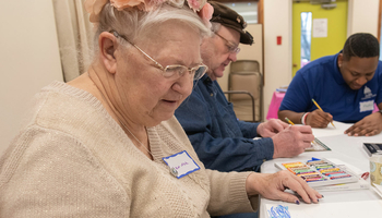 elderly people coloring