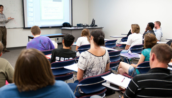 students in class