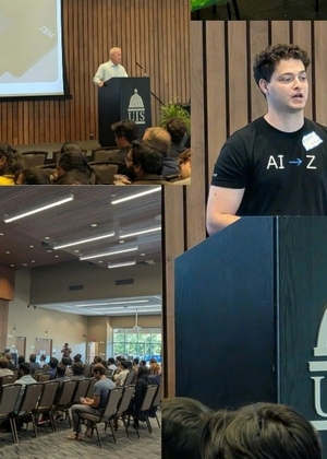IBM Tour demonstrating IBM Z program and it's career opportunities at UIS North Ballroom