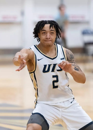 #2 Jordan Rice. Mens basketball vs. William Jewel University Thursday, February 1, 2024.