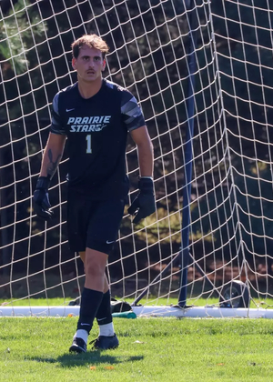 Edoardo Pinna in goal