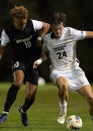UIS and Quincy men's soccer athletes