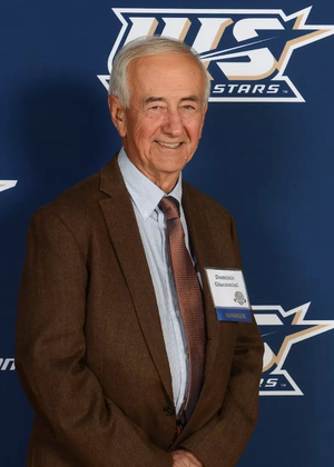 A photo of Dominic Giacomini from UIS Athletics Hall of Fame Event in 2015