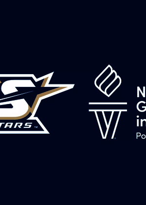 UIS and NGWSD logos on blue background