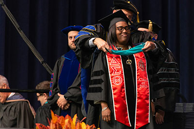 Graduation ceremony of University of Illinois students