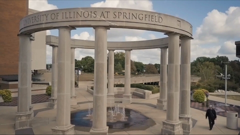 the UIS colonnade