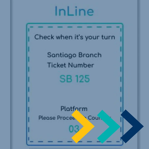 example of Get In Line ticket
