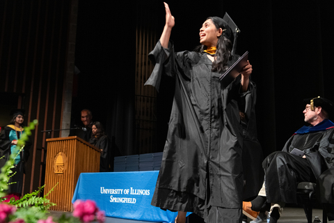 female student smiling
