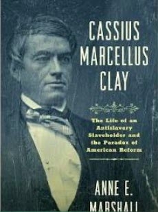 book cover for cassius marcellus clay displays a picture of the man himself.