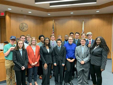 2019 UIS Mock Trial Team