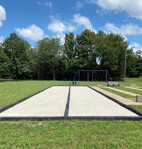 Bocce ball court