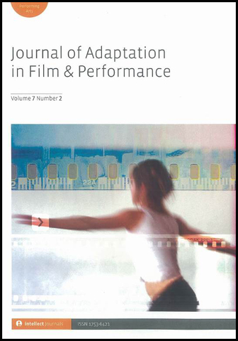 journal cover: journal of adaptation in film and performance