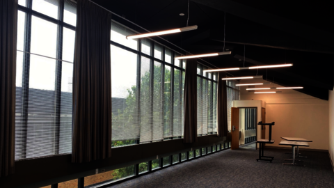 Office of Digital Accessibility being remodeled in Brookens Library