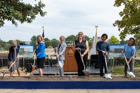 Ground breaking new library