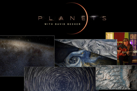 Planets with David becker logo