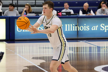 Jack Weber playing basketball