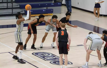 Khalil Ross shoots a free throw