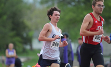 Joey Karlesky running the 5k