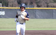 Kaden Griffitts rounded the bases after home run