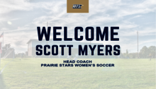 Welcome Scott Myers. Head Coach. Prairie Stars Women's Soccer.