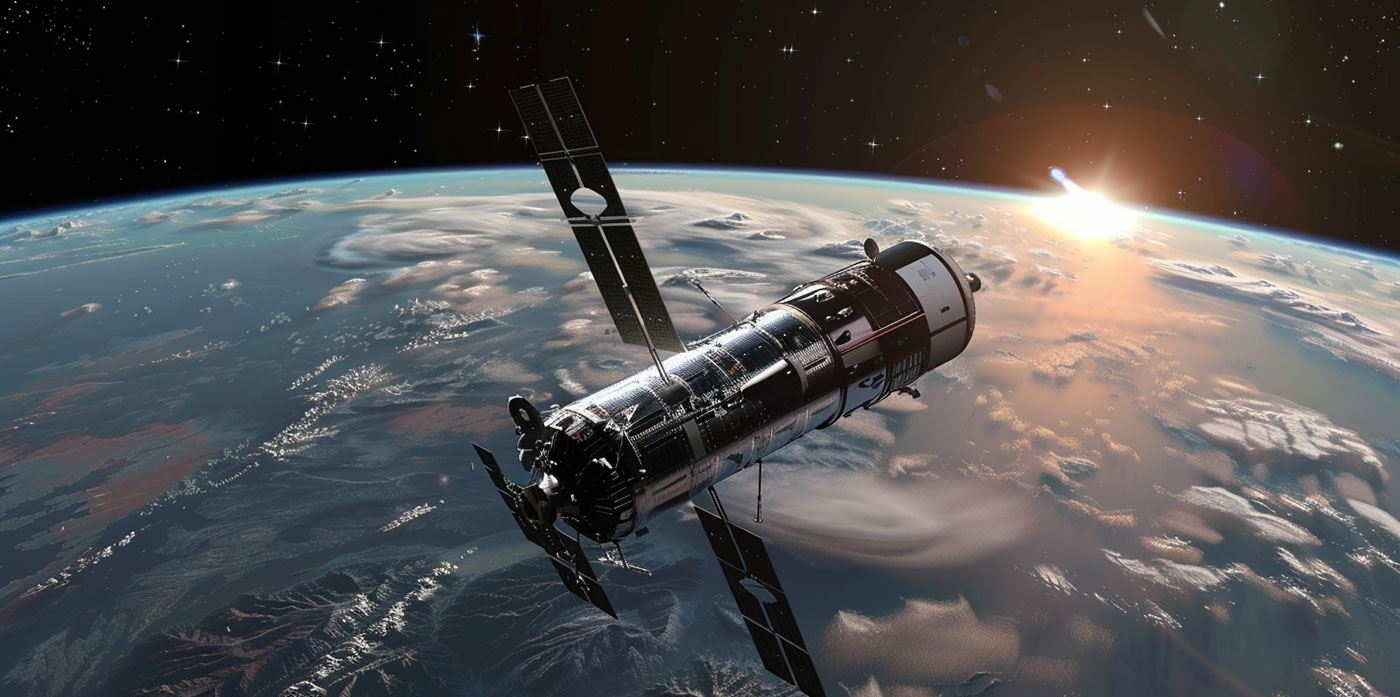 ai render of Hubble telescope