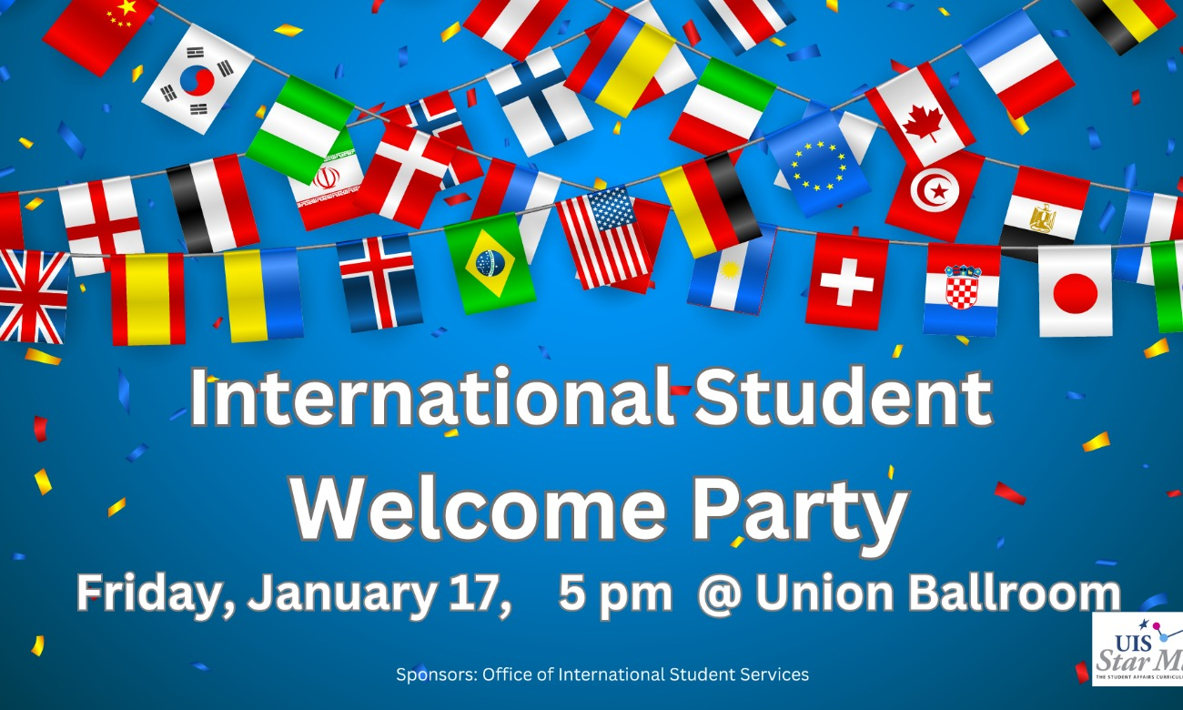 New International Student Welcome Party Spring 2025