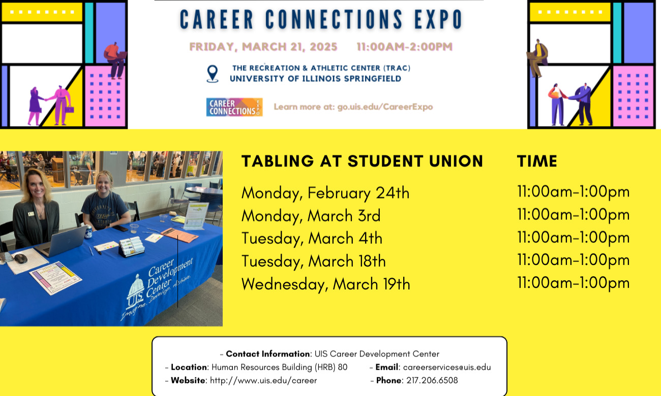 Career Center On-the-Go - Information Table