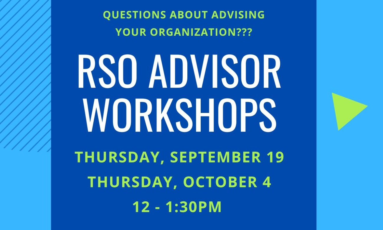 Photo of RSO Advisor Workshops