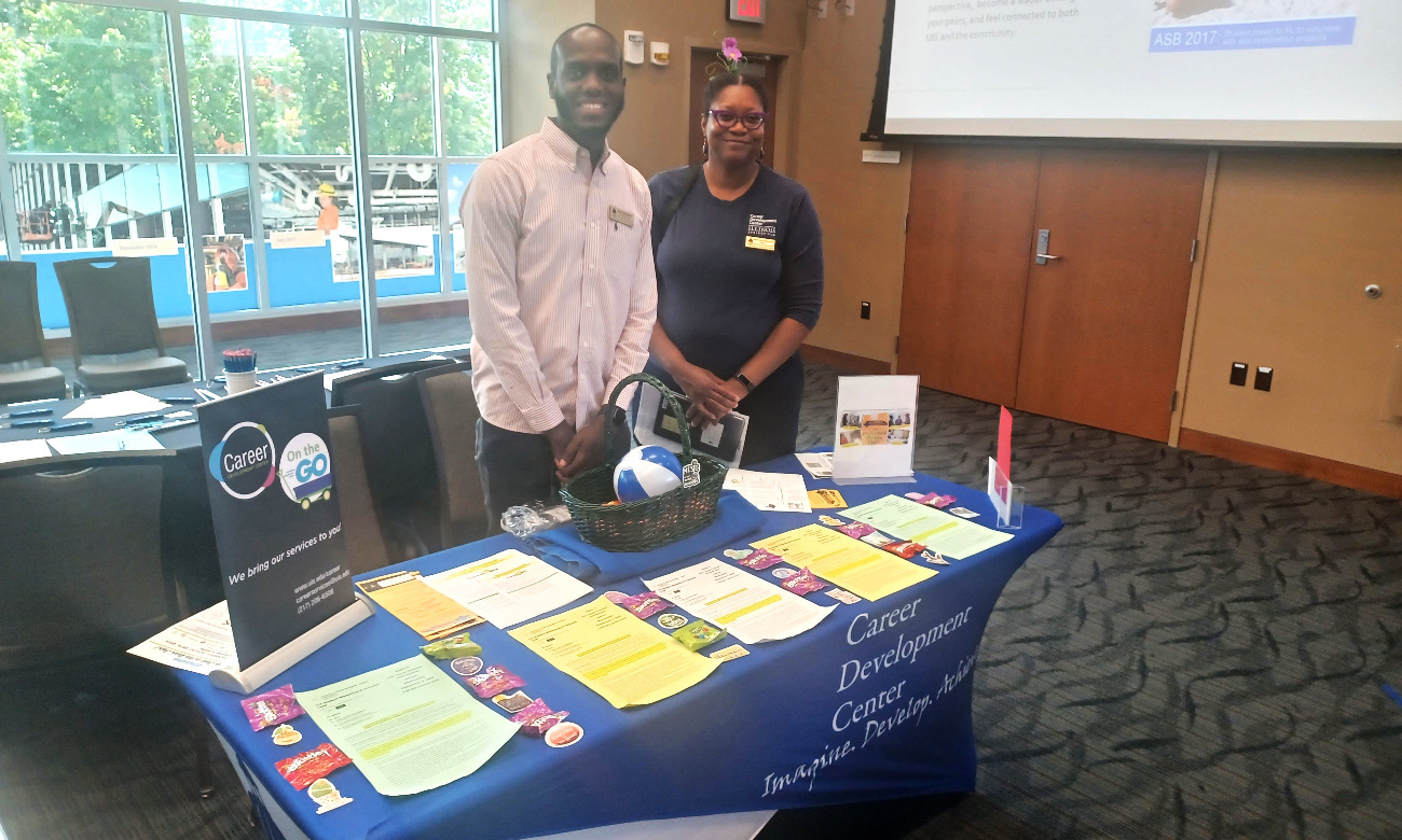 Career Center On-the-go: Networking Info Tabling 