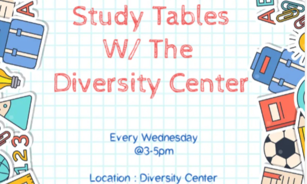 Study Tables W/ The Diversity Center