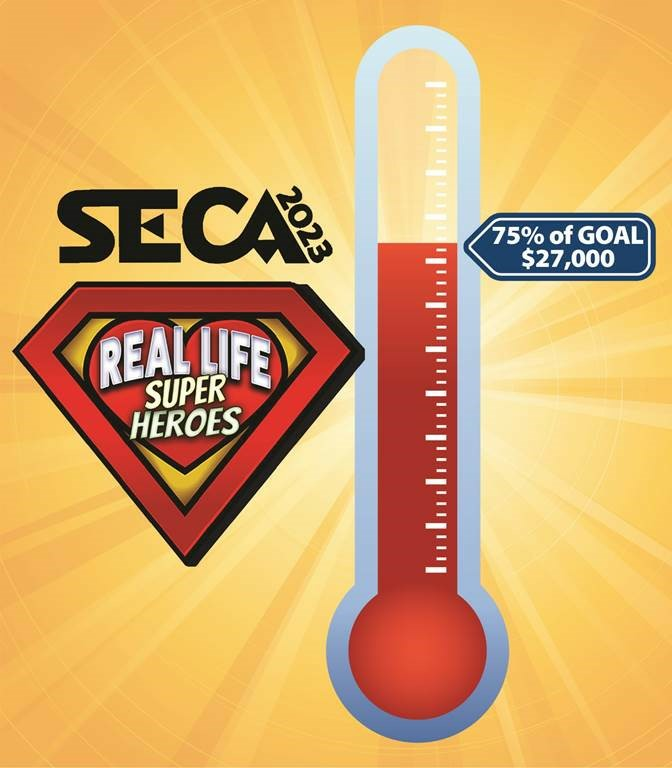 SECA 2023 Campaign - 75% of Goal reached.