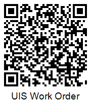 UIS Work Order QR Code