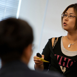 student teaching class